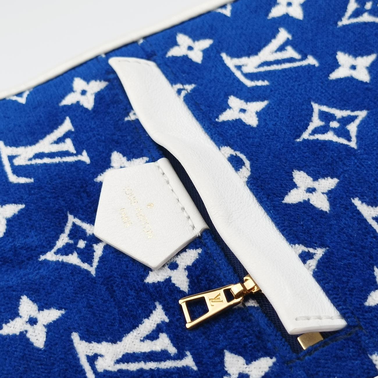 Palm Springs mini LV Match CollectionBLUEMonogram Jacquard VelvetM46207ICチップ(LVマッチ) パームスプリングス ミニ 2022PFブルーモノグラム ジャカード ベルベットM46207ICチップ