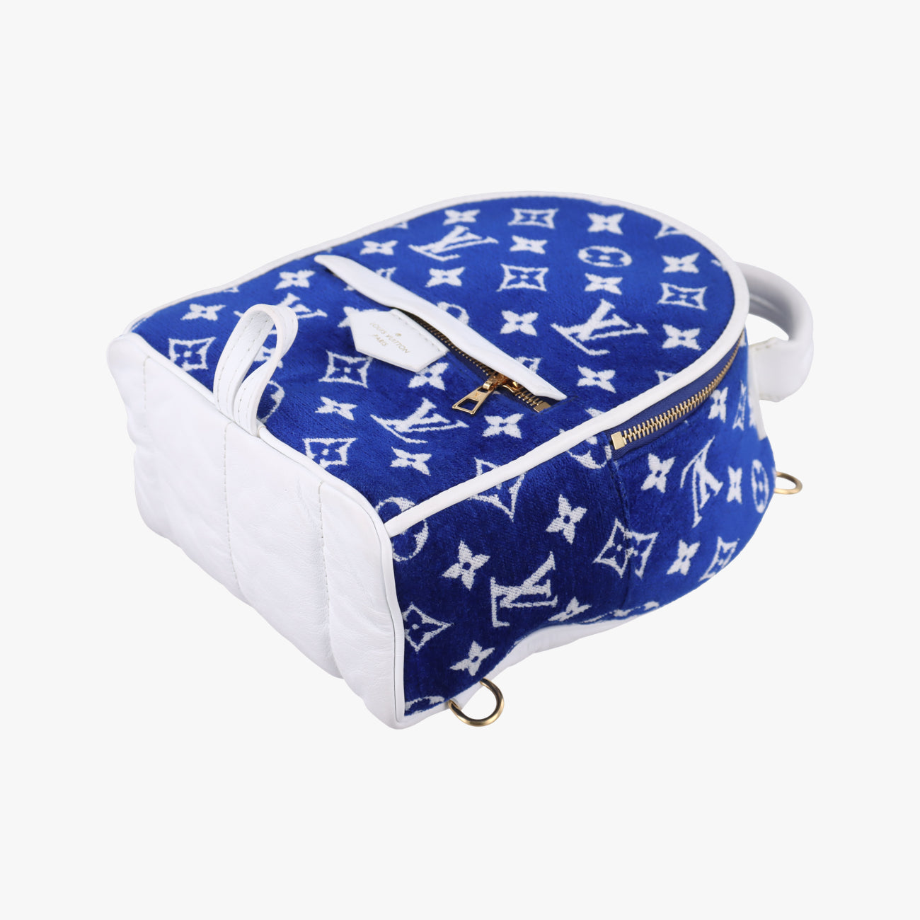 Palm Springs mini LV Match CollectionBLUEMonogram Jacquard VelvetM46207ICチップ(LVマッチ) パームスプリングス ミニ 2022PFブルーモノグラム ジャカード ベルベットM46207ICチップ