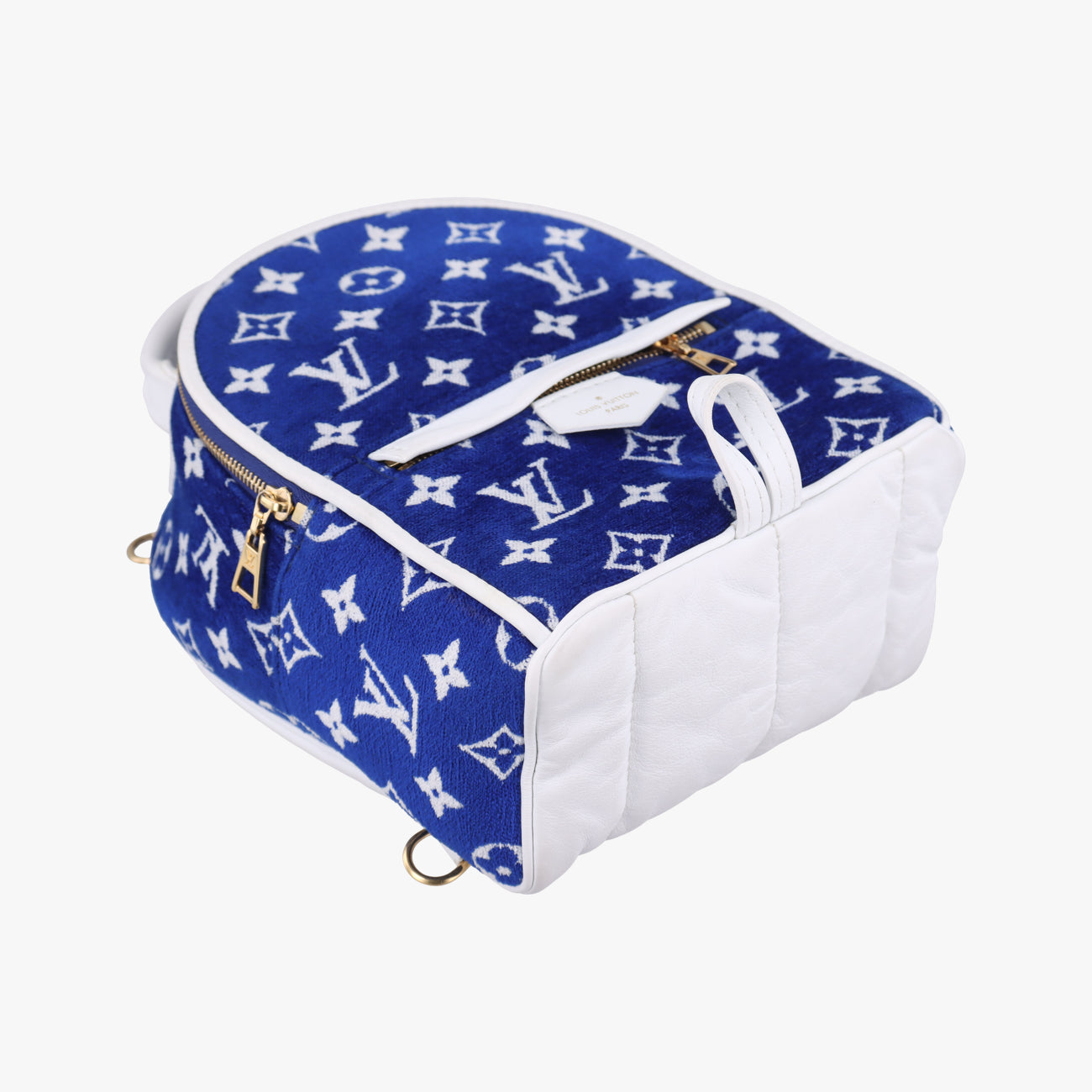Palm Springs mini LV Match CollectionBLUEMonogram Jacquard VelvetM46207ICチップ(LVマッチ) パームスプリングス ミニ 2022PFブルーモノグラム ジャカード ベルベットM46207ICチップ