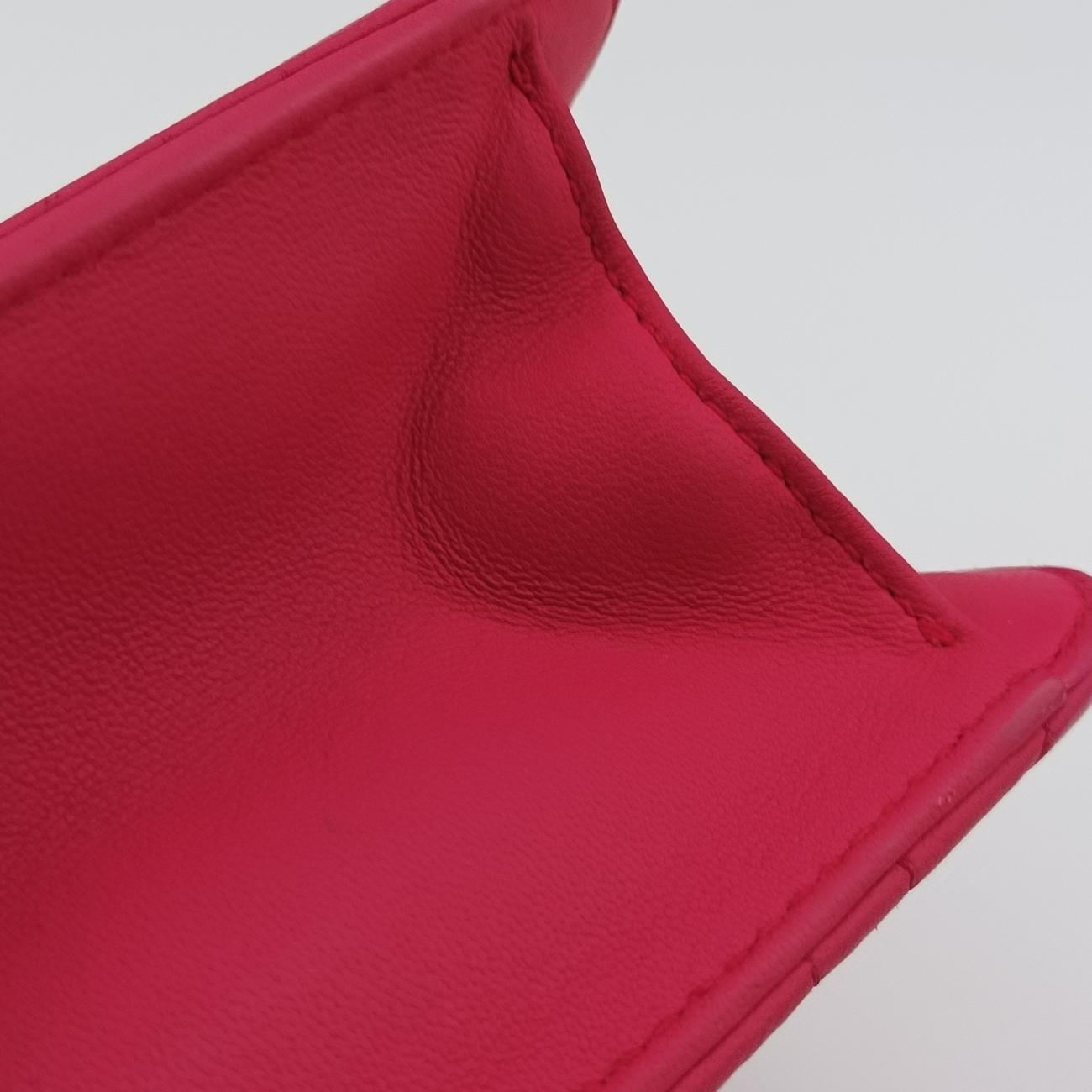 Cannage New LockPinklambskin12-MA-0165カナージュ ニューロックピンクラムスキン12-MA-0165