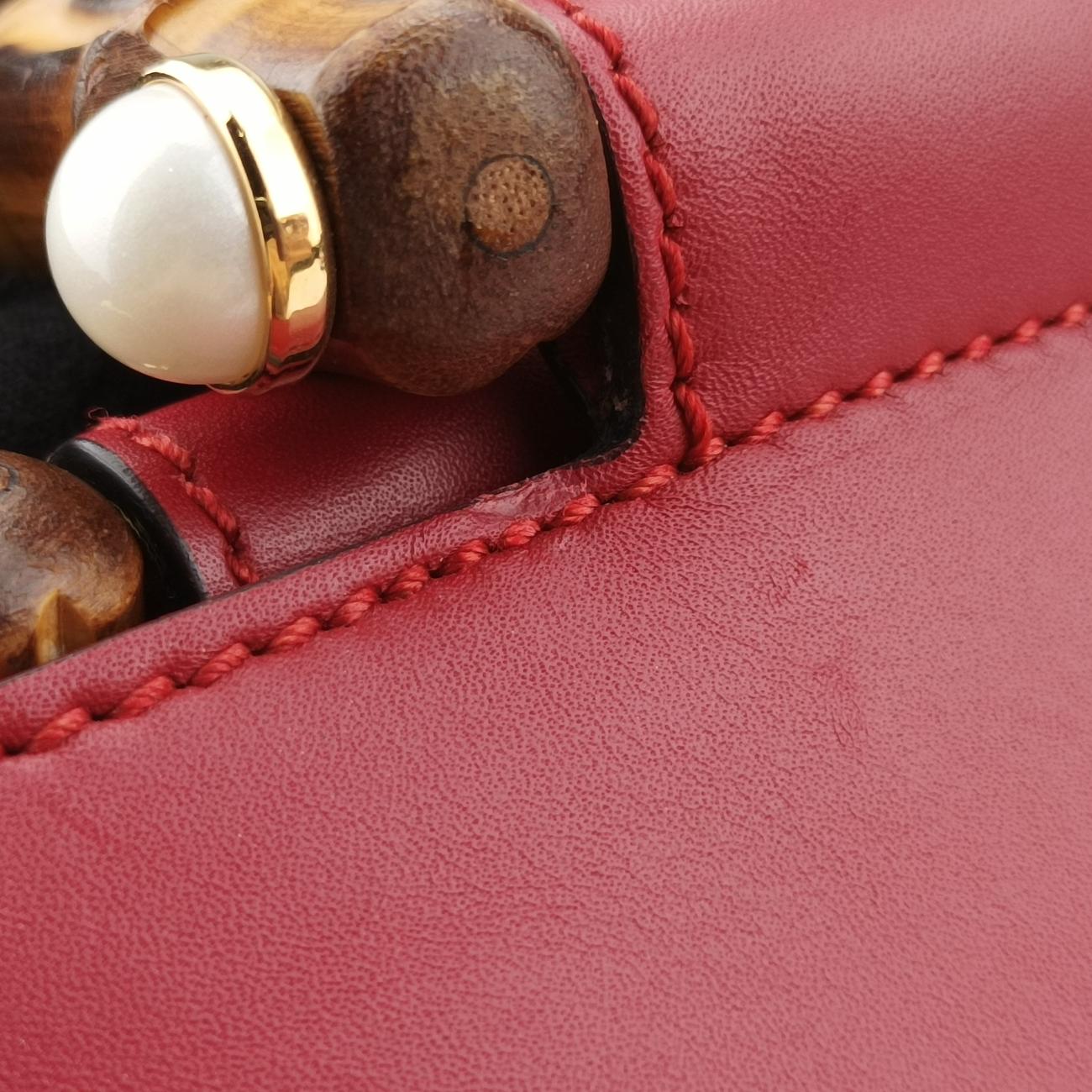 Bamboo NymphaeaRedLeather453767I020710833バンブーニムフェアレッドレザー453767I020710833