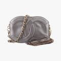 Coco mark fringeSilverlambskin1561090ココマーク フリンジシルバーラムスキン1561090