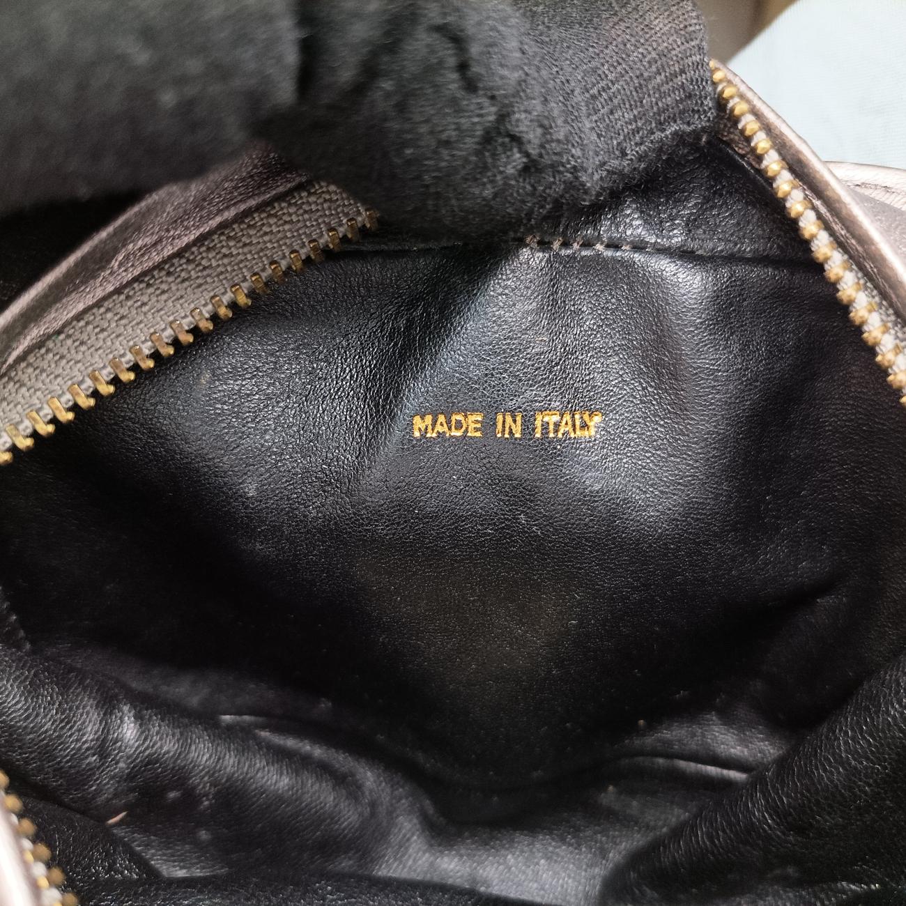 Coco mark fringeSilverlambskin1561090ココマーク フリンジシルバーラムスキン1561090