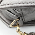 Coco mark fringeSilverlambskin1561090ココマーク フリンジシルバーラムスキン1561090