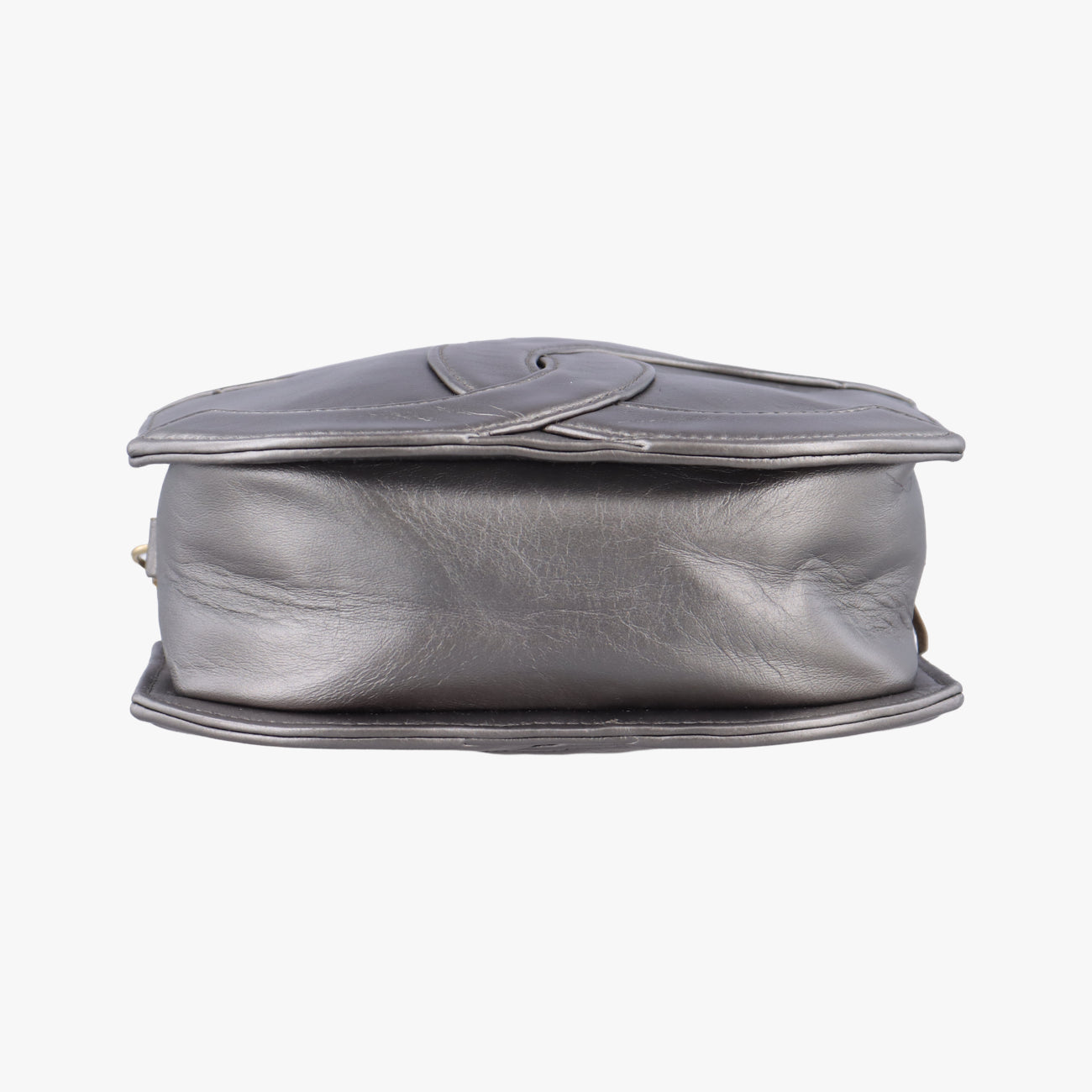 Coco mark fringeSilverlambskin1561090ココマーク フリンジシルバーラムスキン1561090