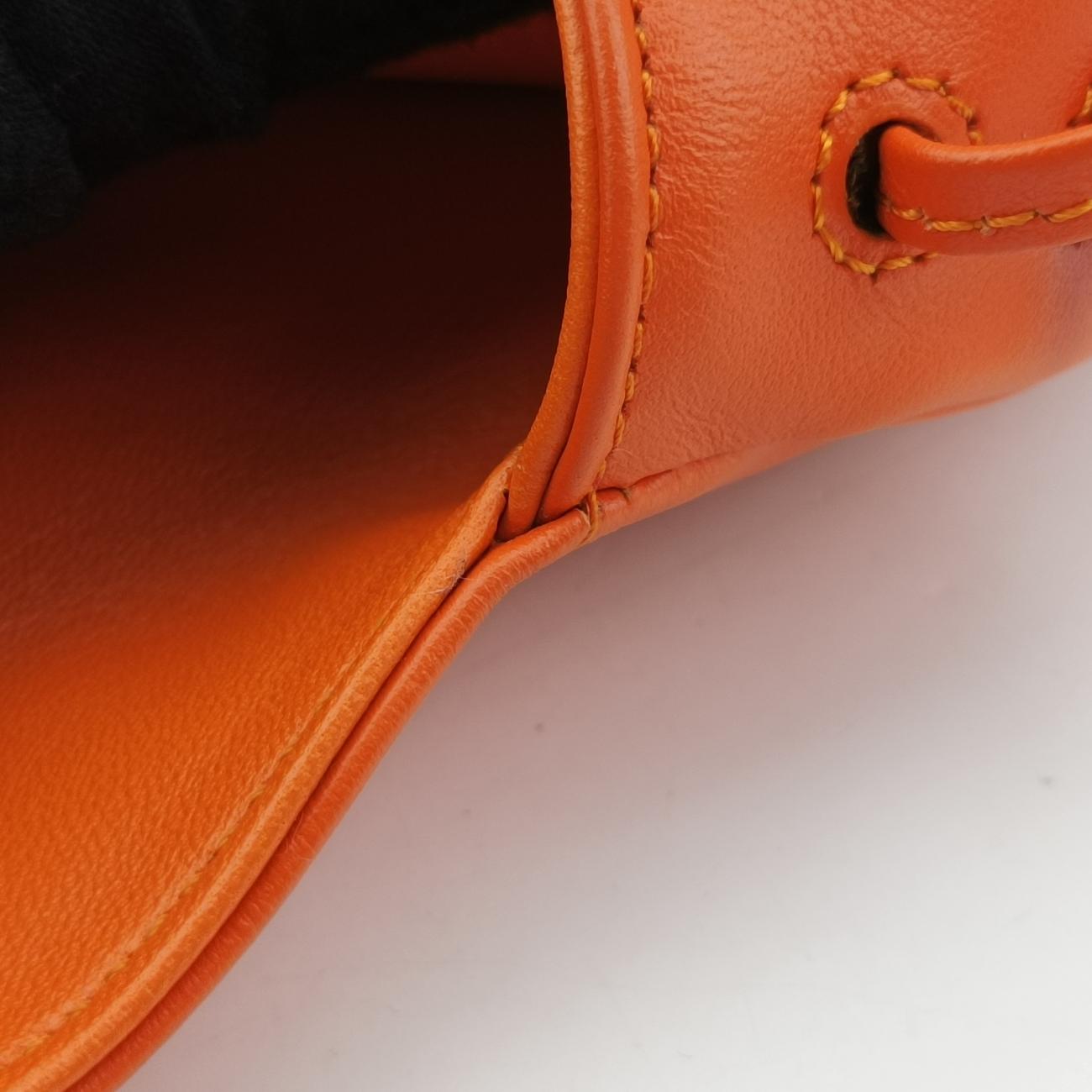 Printed TriangleOrangeLeatherS-CU-4251トライアングルオレンジレザーS-CU-4251