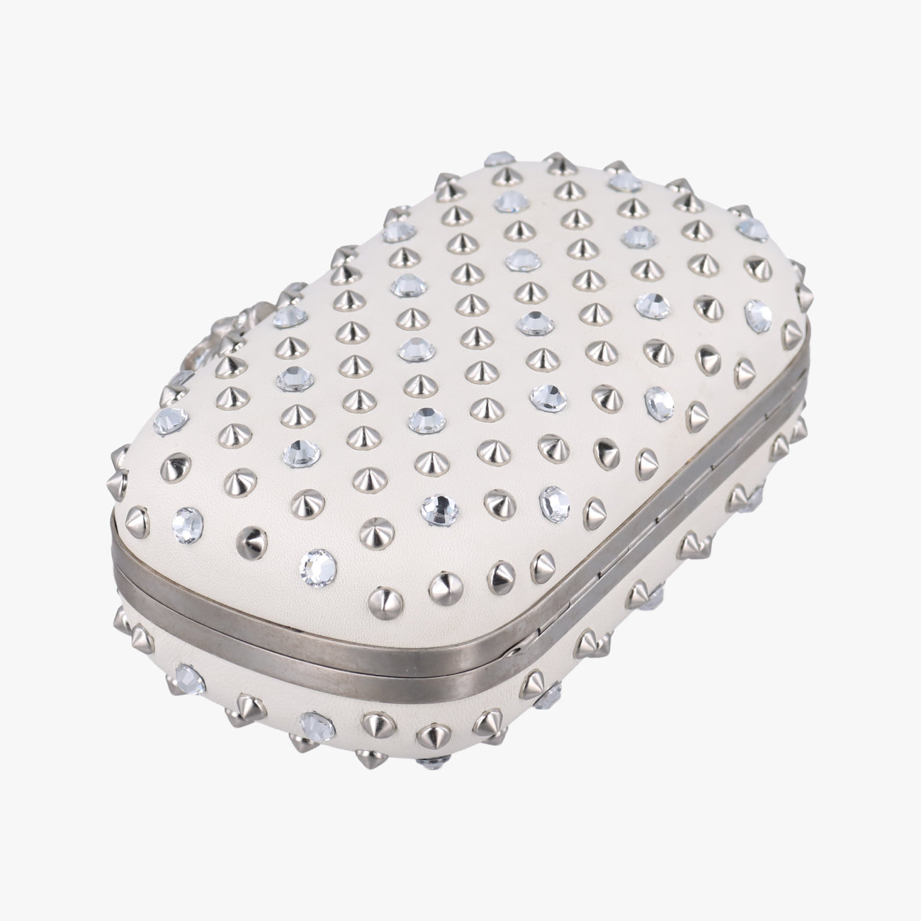 Studded Skull BoxWhiteLeather236715 000926スタッズ スカル ボックスホワイトレザー236715 000926