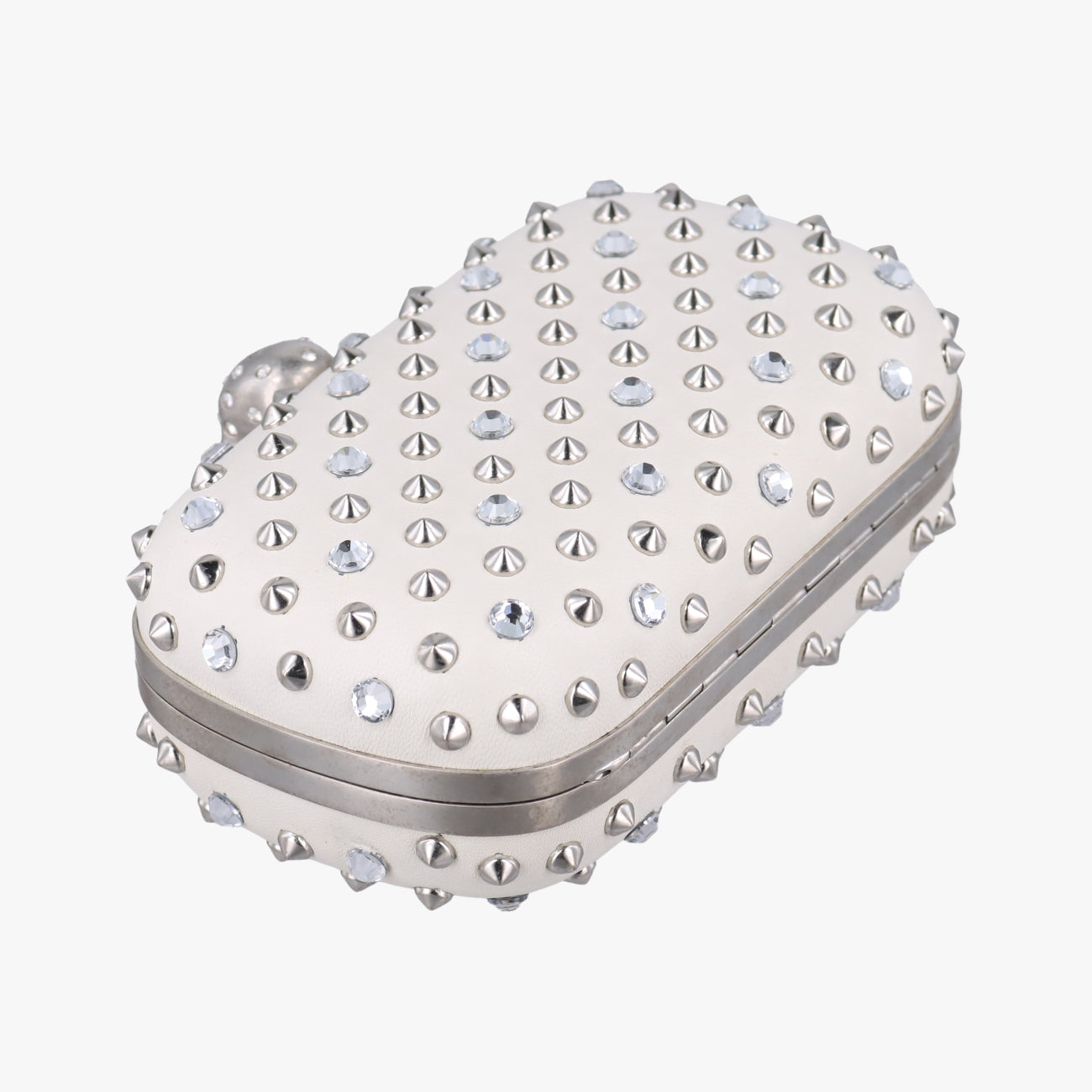 Studded Skull BoxWhiteLeather236715 000926スタッズ スカル ボックスホワイトレザー236715 000926