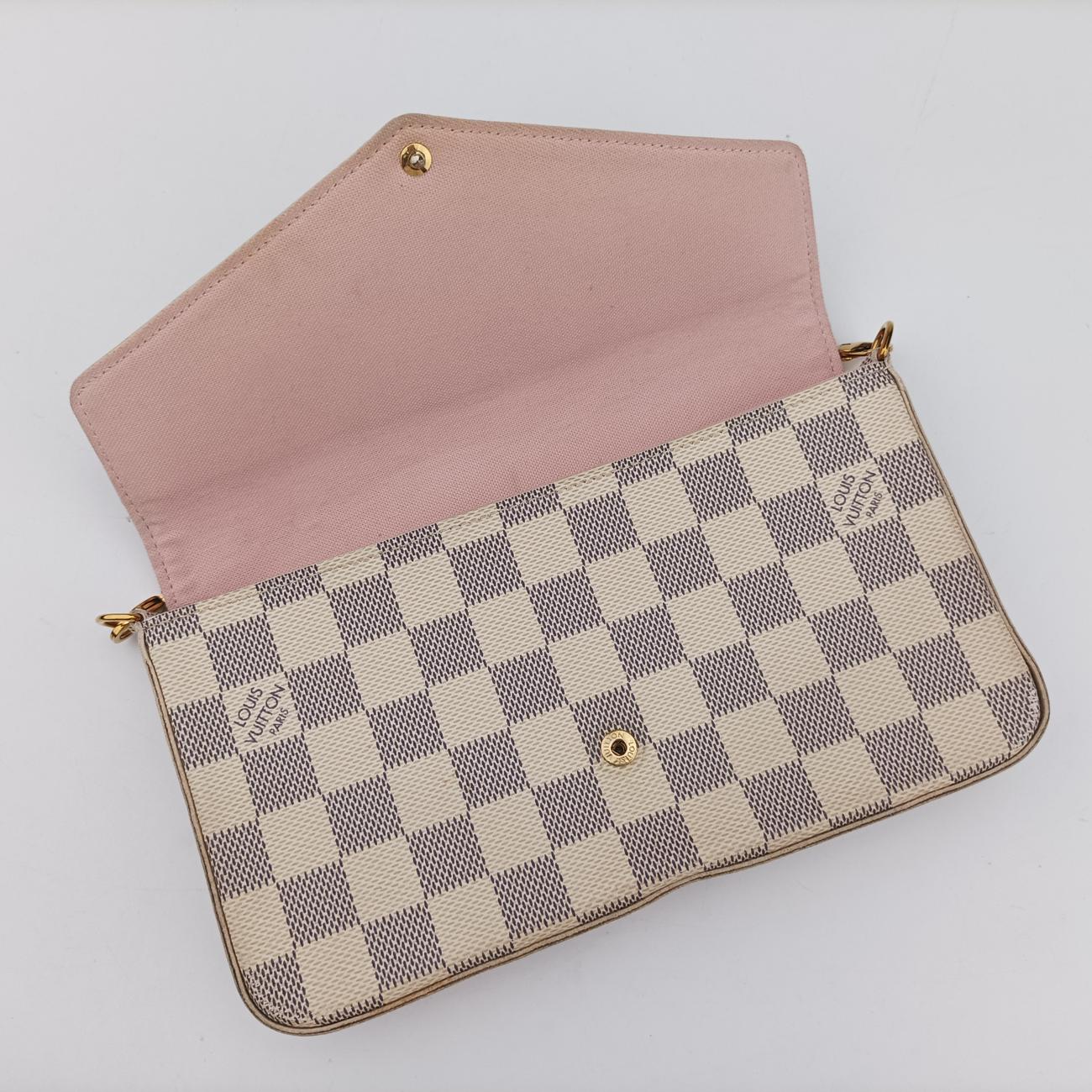 Pochette FeLICIEAZURDamier CanvasN63106MI1197ポシェットフェリシーアズールダミエキャンバスN63106MI1197