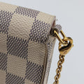 Pochette FeLICIEAZURDamier CanvasN63106MI1197ポシェットフェリシーアズールダミエキャンバスN63106MI1197