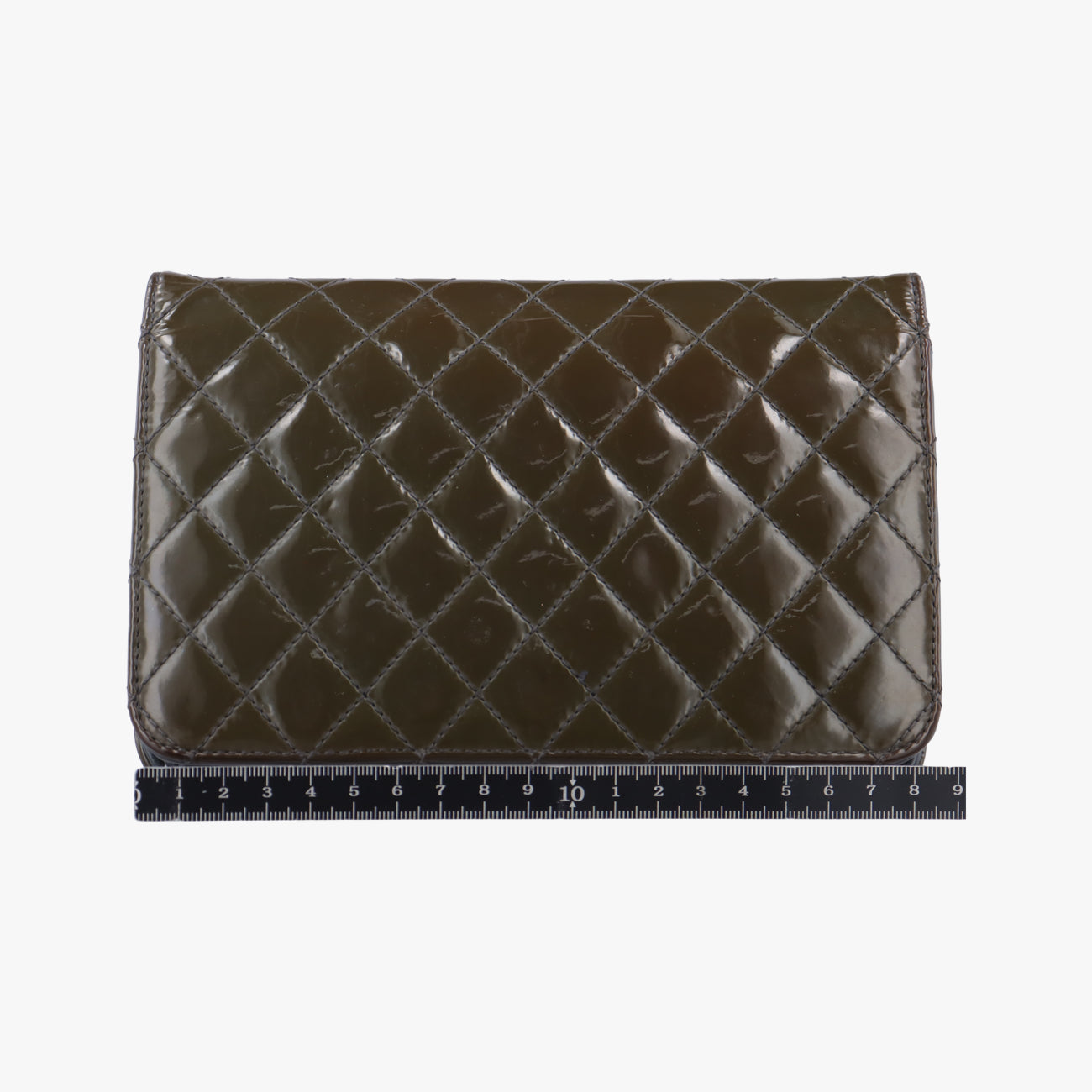 Matelasse coco markGreenPatent LeatherA9253420132553マトラッセ ココマークグリーンパテントA9253420132553