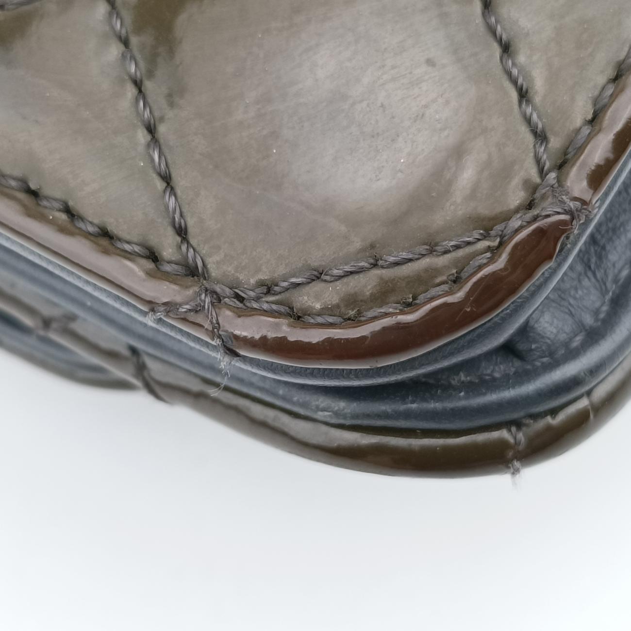 Matelasse coco markGreenPatent LeatherA9253420132553マトラッセ ココマークグリーンパテントA9253420132553