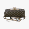 Matelasse coco markGreenPatent LeatherA9253420132553マトラッセ ココマークグリーンパテントA9253420132553