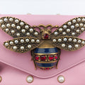 Broadway Pearl BeePinkLeather453778E022298395ブロードウェイ パール ビーピンクレザー453778E022298395