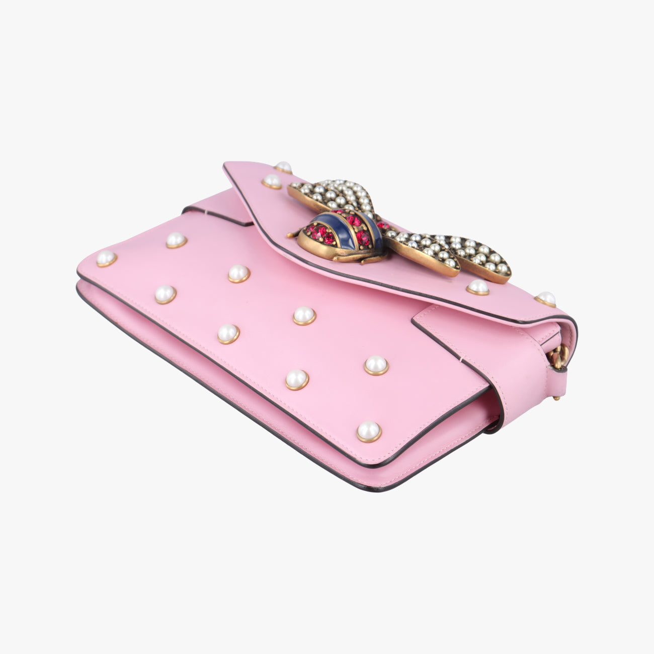 Broadway Pearl BeePinkLeather453778E022298395ブロードウェイ パール ビーピンクレザー453778E022298395