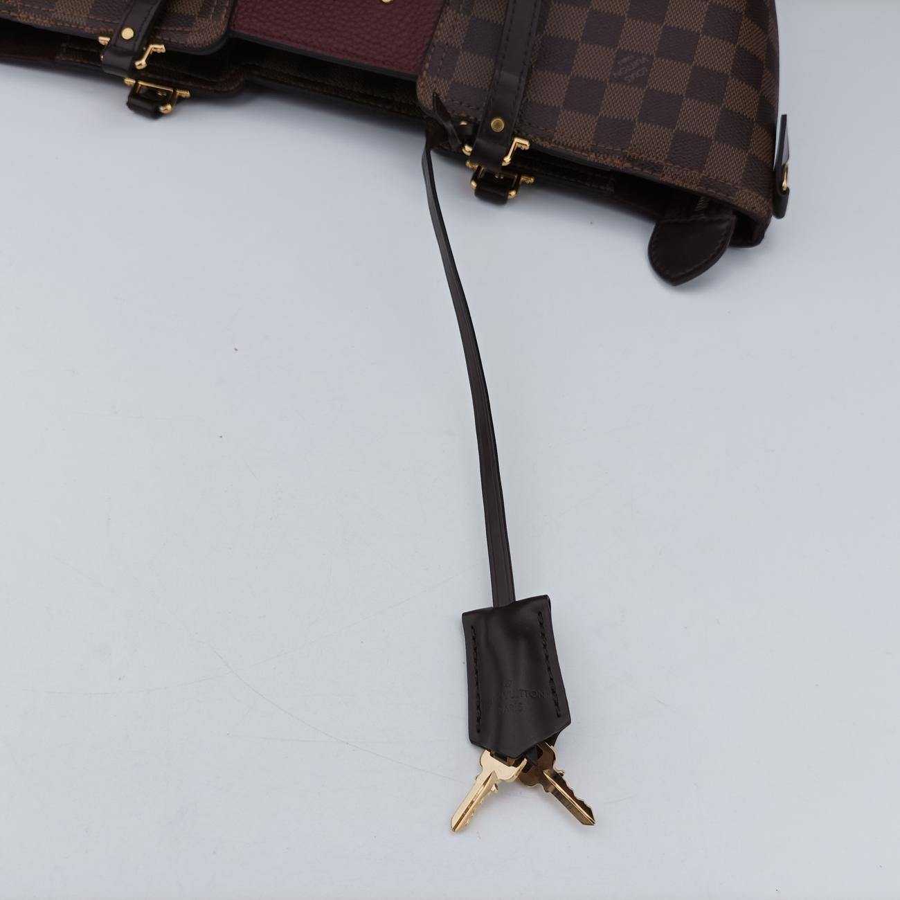 JeseryEBENE×bordeauxDamier CanvasN44021FL1118ジャージーエベーヌ×ボルドーダミエキャンバスN44021FL1118