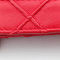 Lady Dior Cannage SoftRedLeather17-BO-0194レディディオール カナージュ ソフトレッドレザー17-BO-0194