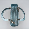 Lady DiorSilverPatent Leather12-BO-1125レディディオールシルバーパテント12-BO-1125