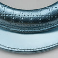 Lady DiorSilverPatent Leather12-BO-1125レディディオールシルバーパテント12-BO-1125