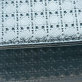 Lady DiorSilverPatent Leather12-BO-1125レディディオールシルバーパテント12-BO-1125