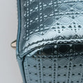 Lady DiorSilverPatent Leather12-BO-1125レディディオールシルバーパテント12-BO-1125