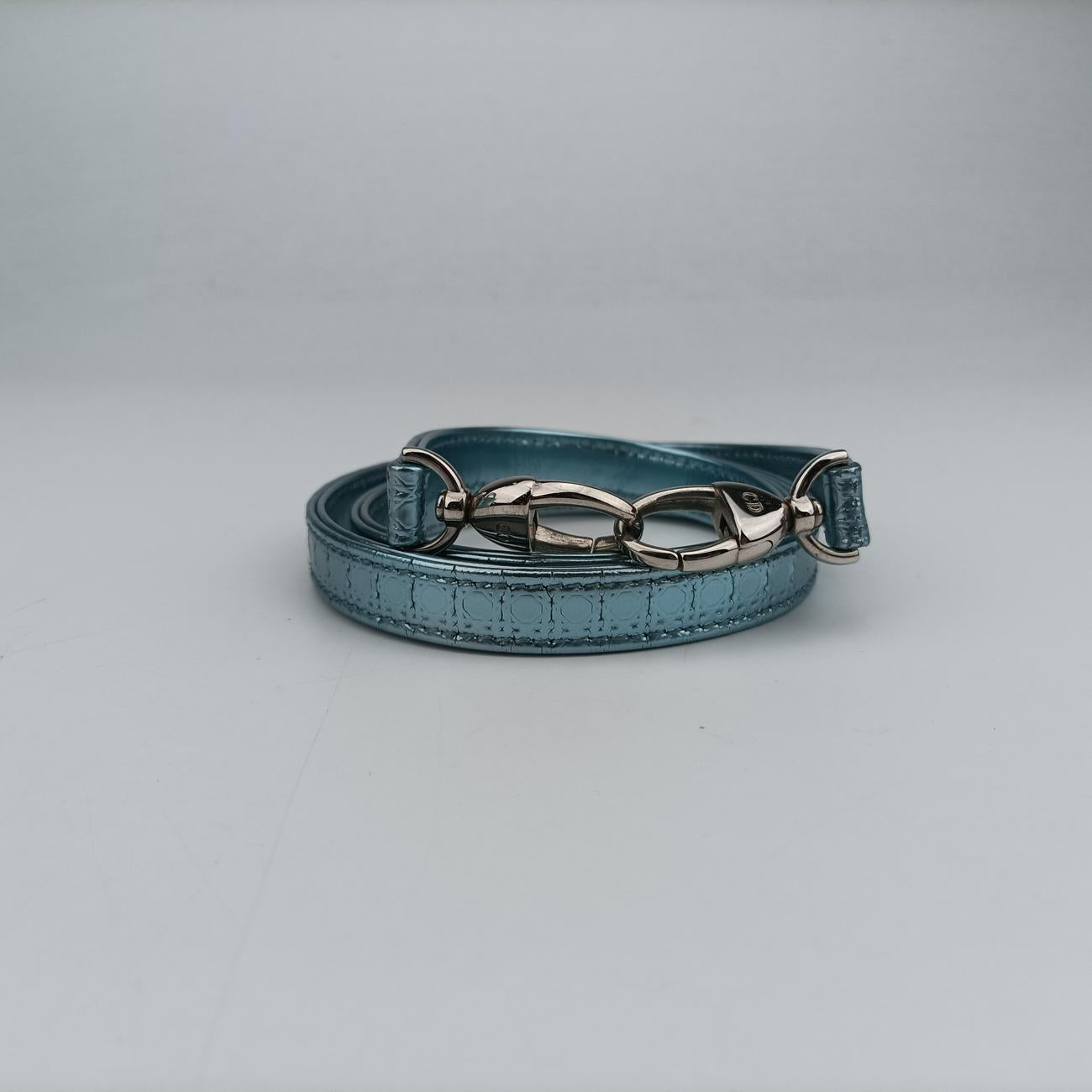 Lady DiorSilverPatent Leather12-BO-1125レディディオールシルバーパテント12-BO-1125