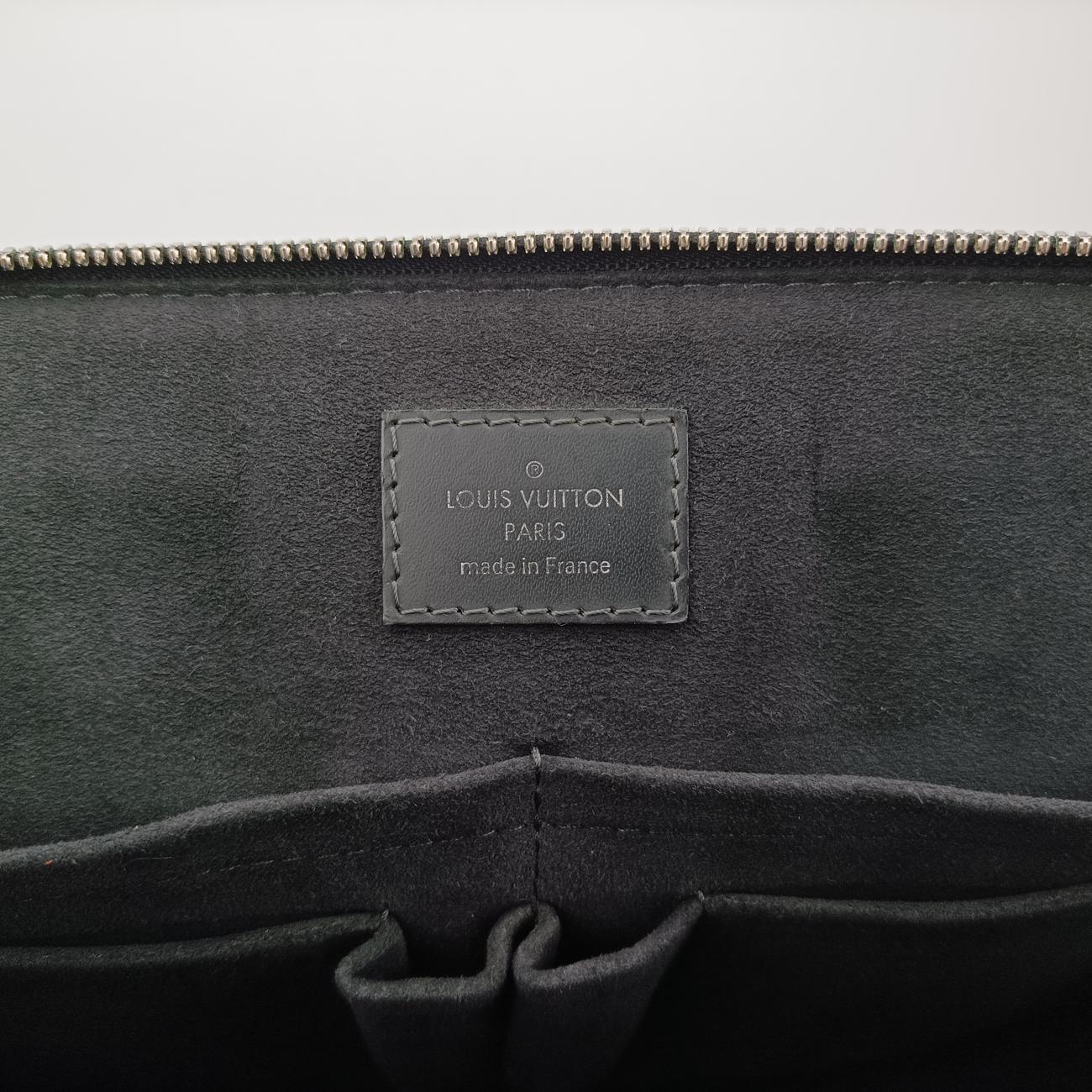 PORTE-DOCUMENTSBlack x NavyDamier CobaltN42241SR4174ポルトドキュマンジュール PDJブラック×ネイビーダミエ コバルトN42241SR4174