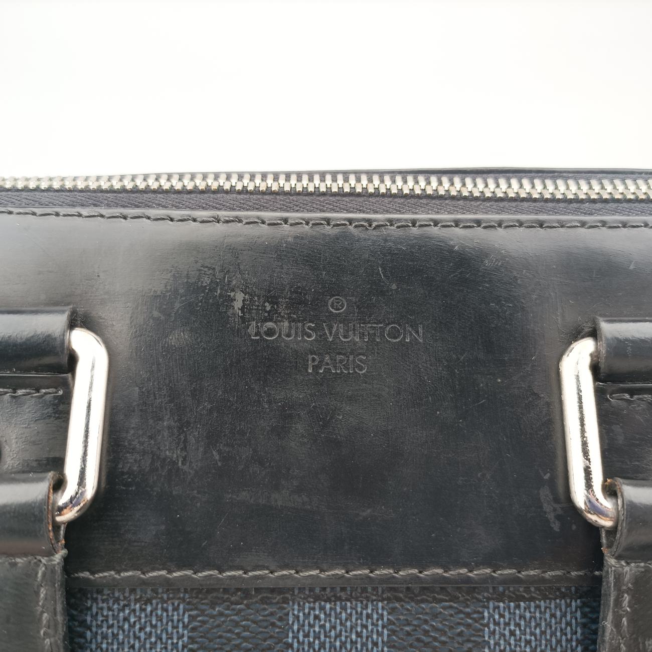 PORTE-DOCUMENTSBlack x NavyDamier CobaltN42241SR4174ポルトドキュマンジュール PDJブラック×ネイビーダミエ コバルトN42241SR4174