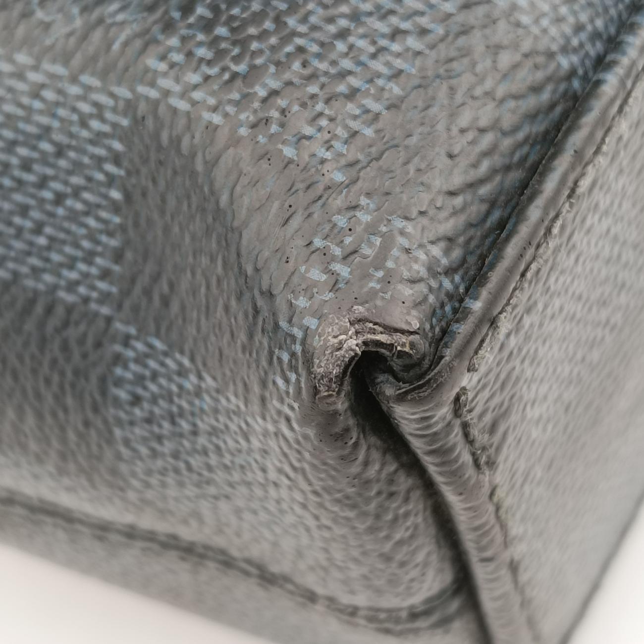 PORTE-DOCUMENTSBlack x NavyDamier CobaltN42241SR4174ポルトドキュマンジュール PDJブラック×ネイビーダミエ コバルトN42241SR4174