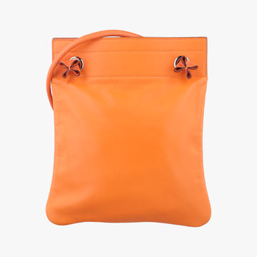 Sac Aline miniOrangelambskinD AM 002 UHサック アリーヌ ミニオレンジラムスキンD AM 002 UH