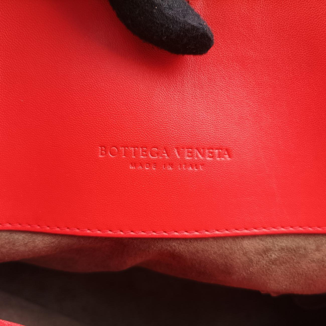 IntrecciatoRedlambskinB00028989MイントレチャートレッドラムスキンB00028989M