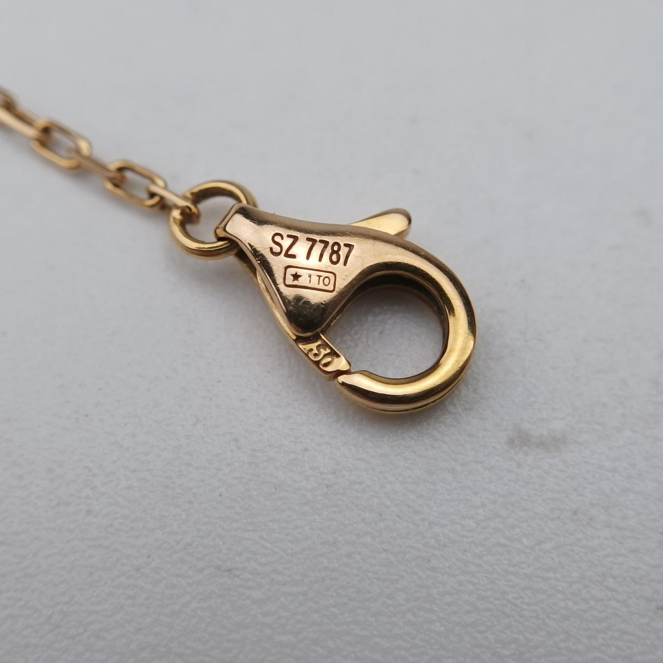 Logo Double C de CartierGoldenAU750B6038000SZ7787ロゴドゥーブルC ドゥ カルティエゴールドAU750B6038000SZ7787