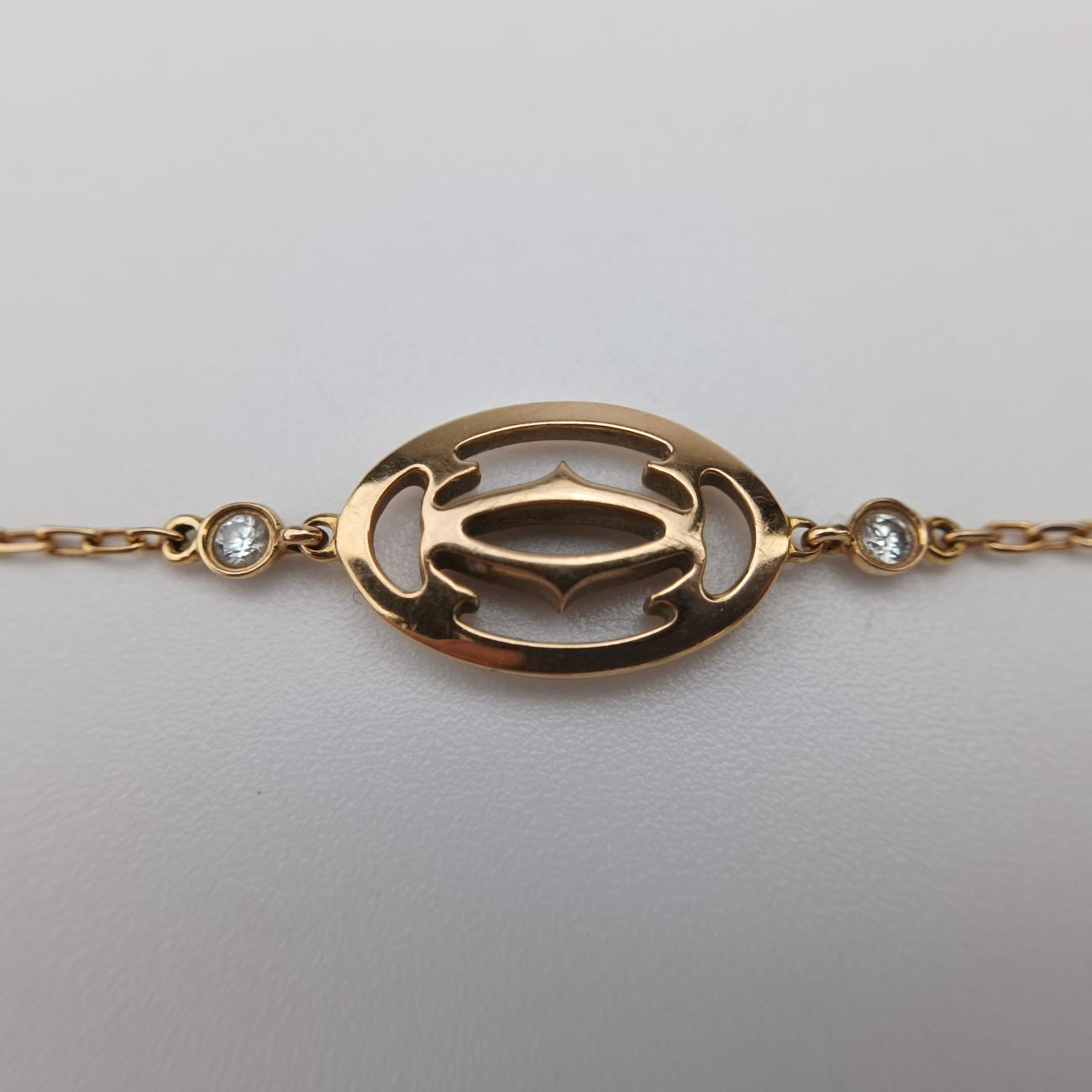 Logo Double C de CartierGoldenAU750B6038000SZ7787ロゴドゥーブルC ドゥ カルティエゴールドAU750B6038000SZ7787