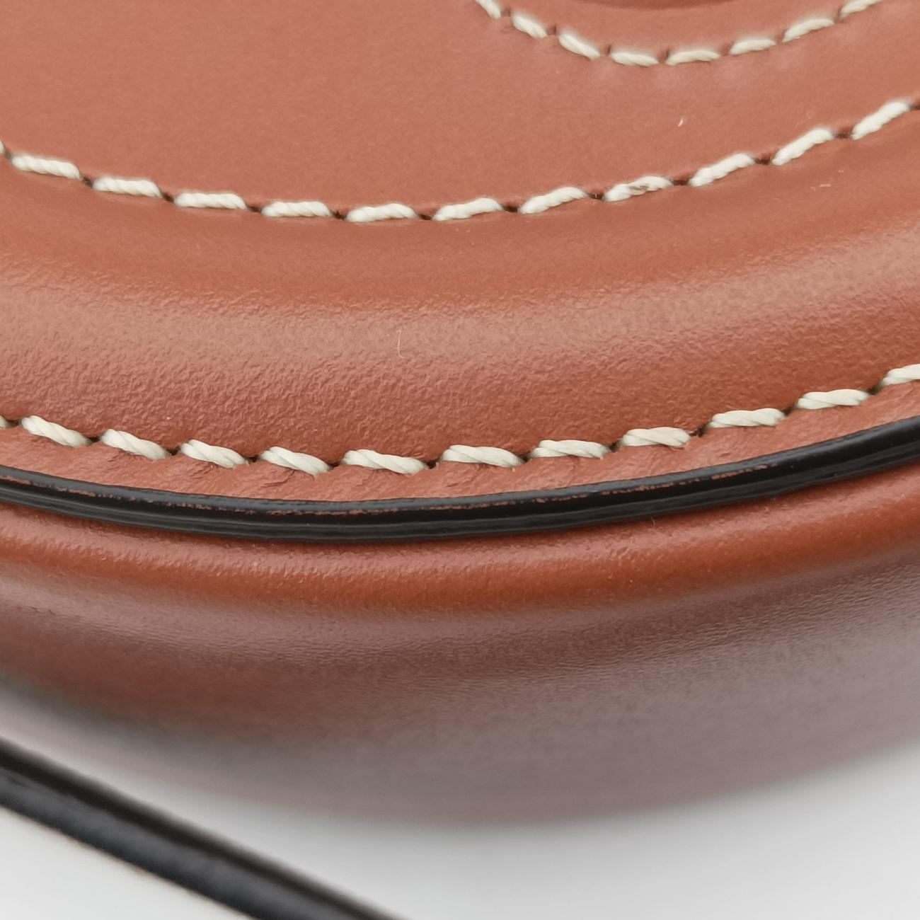 Oval Purse Cuir TriompheBrownLeatherS-SD-4251オーバルパース キュイル トリオンフブラウンレザーS-SD-4251