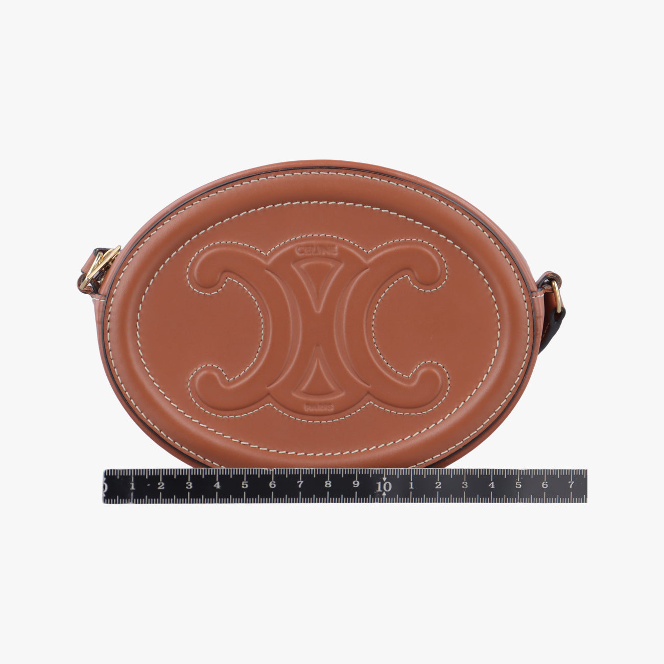Oval Purse Cuir TriompheBrownLeatherS-SD-4251オーバルパース キュイル トリオンフブラウンレザーS-SD-4251