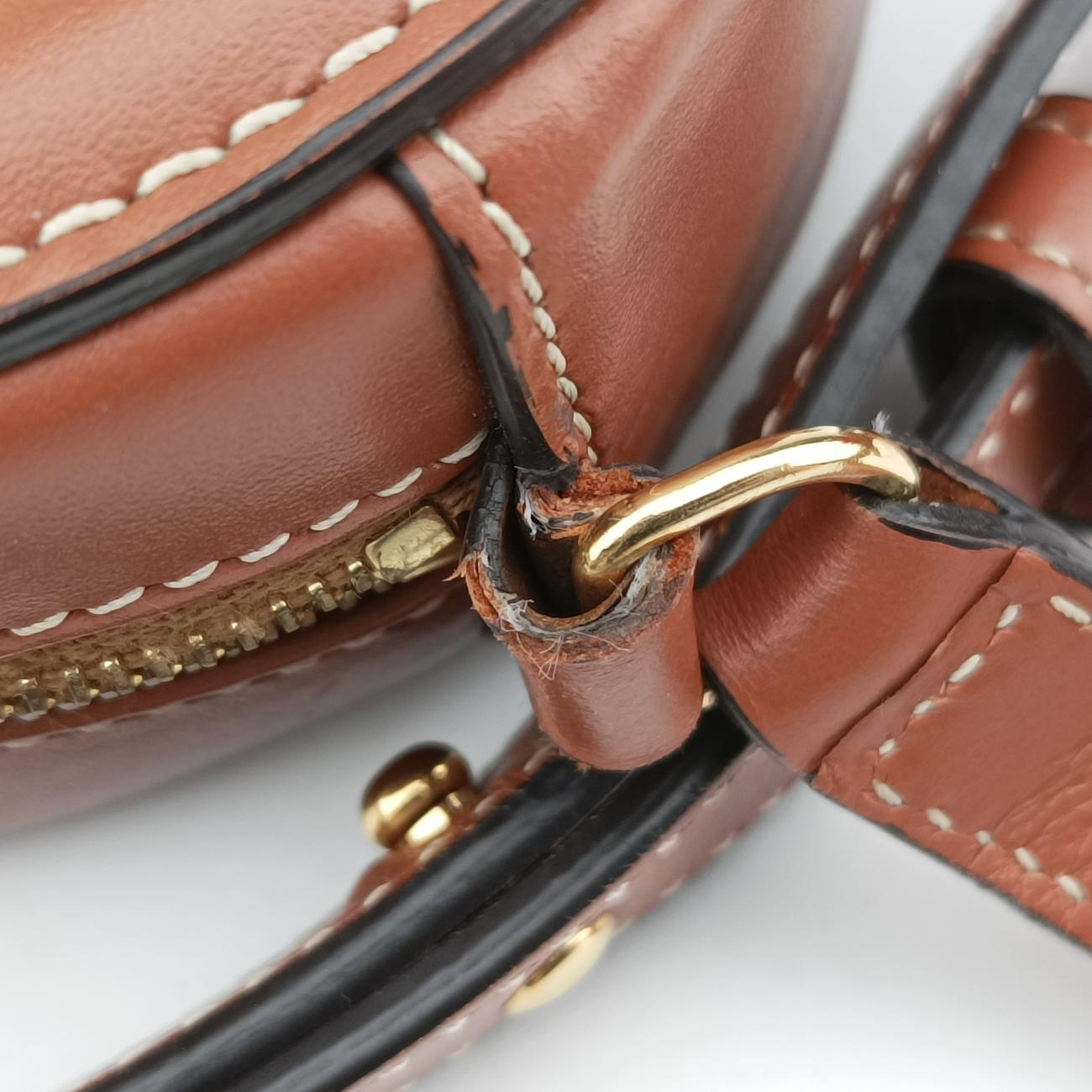 Oval Purse Cuir TriompheBrownLeatherS-SD-4251オーバルパース キュイル トリオンフブラウンレザーS-SD-4251