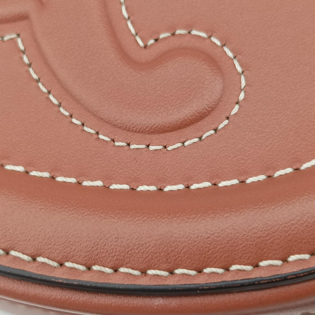 Oval Purse Cuir TriompheBrownLeatherS-SD-4251オーバルパース キュイル トリオンフブラウンレザーS-SD-4251