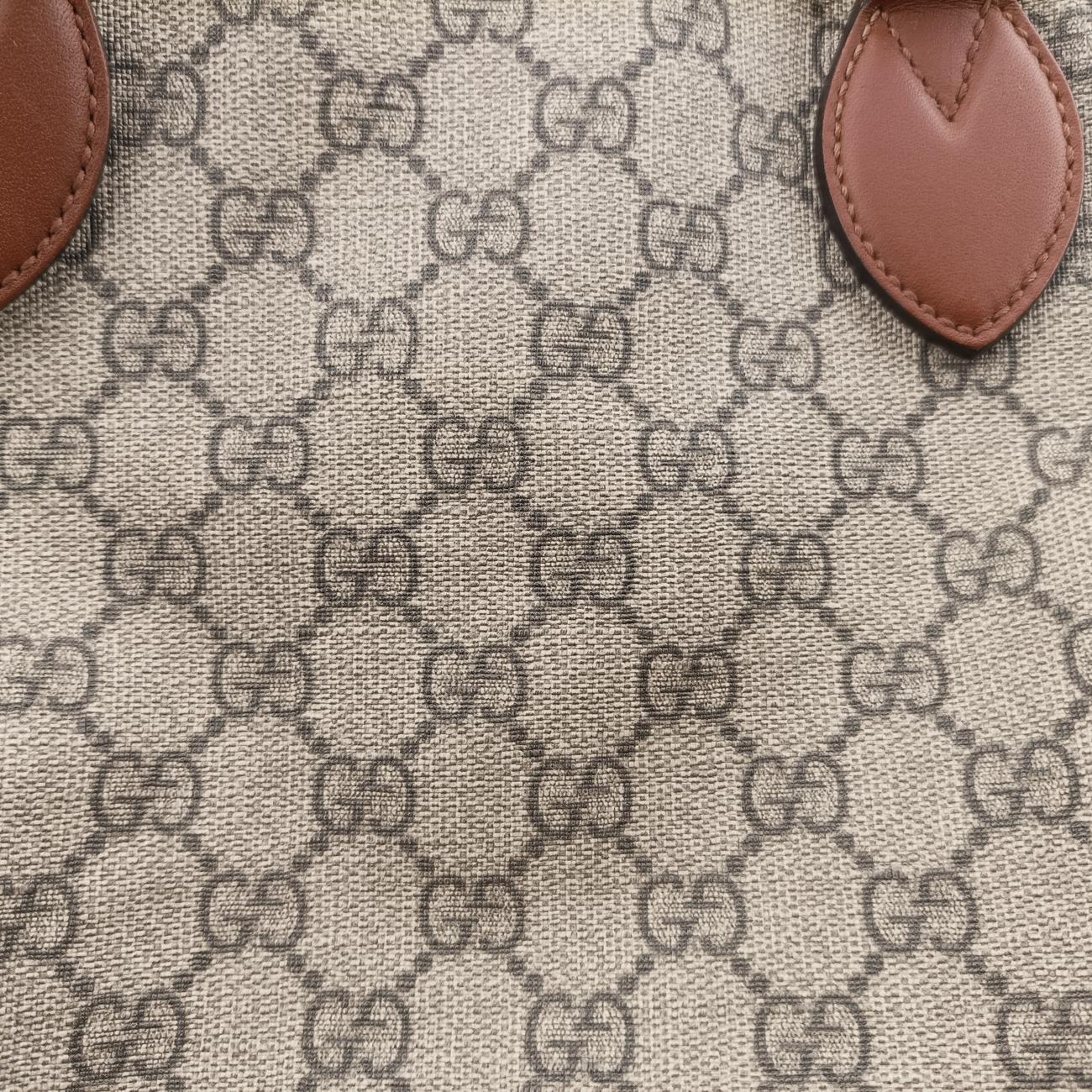 GG SupremeBrownPVC coated canvas453705D020913526GGスプリームブラウンPVCコーティングキャンバス453705D020913526