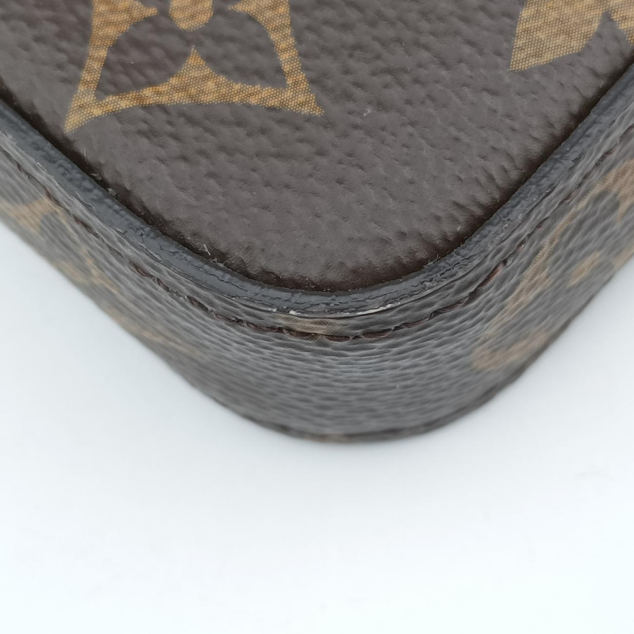 Pochette Felicie Valentine Dogbrown×pinkMonogram CanvasM67248TJ0158ポシェット・フェリシー2018SSモノグラム/ブラウン系×ピンクモノグラムキャンバスM67248TJ0158