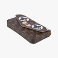 Pochette Felicie Valentine Dogbrown×pinkMonogram CanvasM67248TJ0158ポシェット・フェリシー2018SSモノグラム/ブラウン系×ピンクモノグラムキャンバスM67248TJ0158