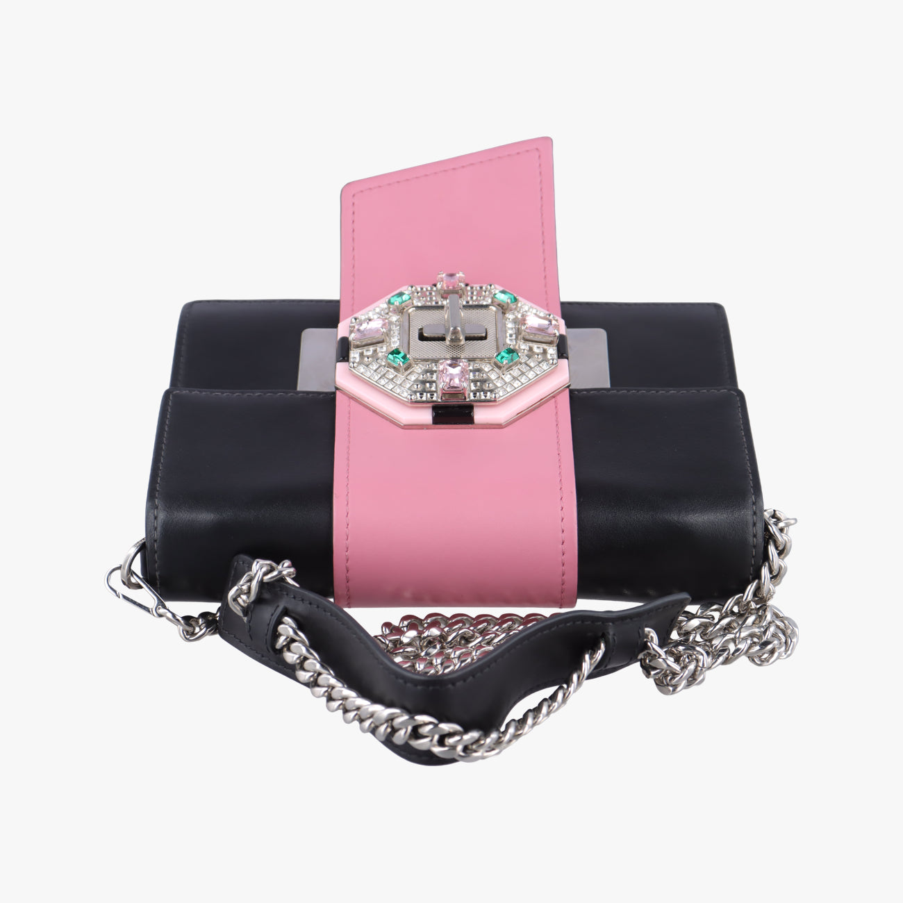 Crystal RibbonsMulticolourLeather1BD0677/Kクリスタルリボン ラインストーンマルチカラーレザー1BD0677/K