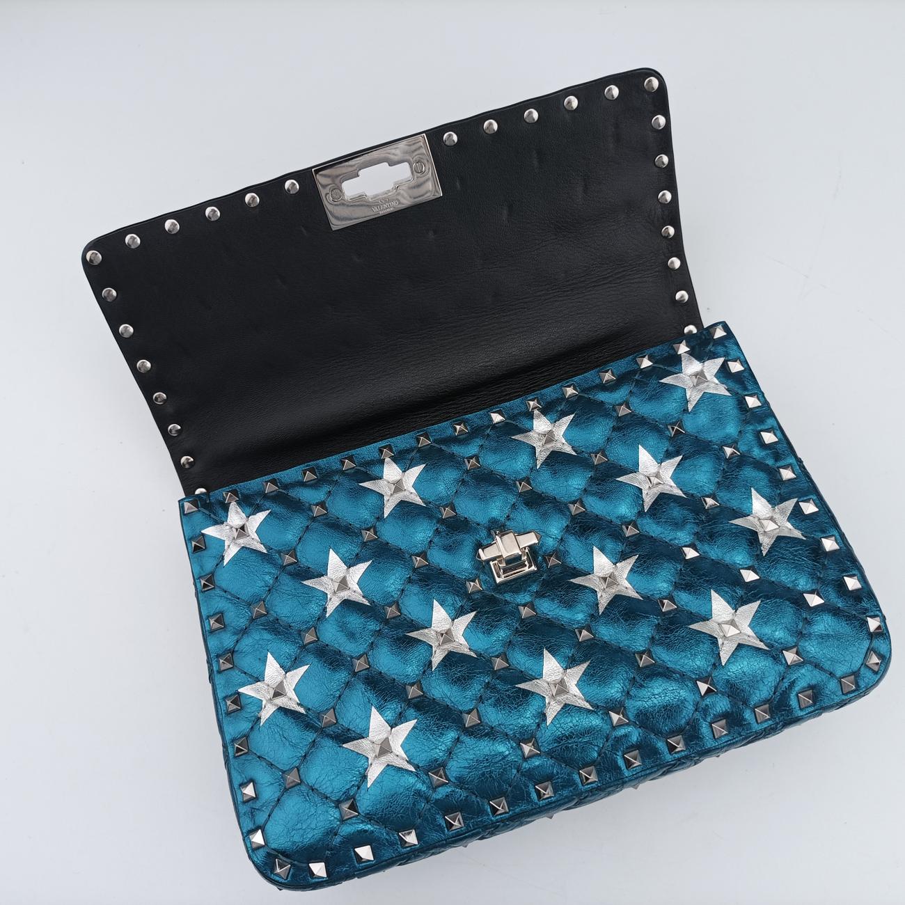 Rockstud SPIKE UPBlueLeatherBL-P122VPX0ロックスタッズスパイクブルーレザーBL-P122VPX0