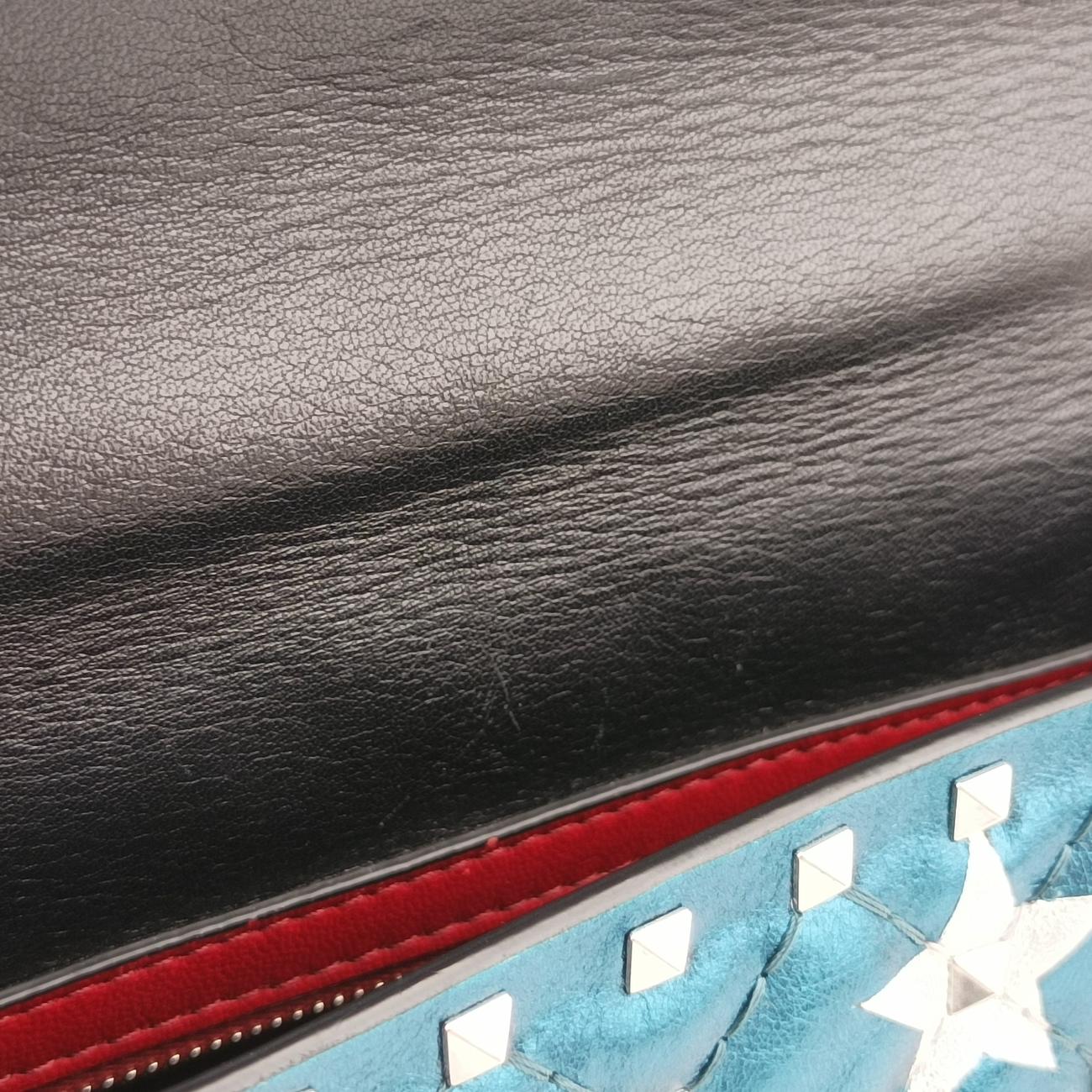 Rockstud SPIKE UPBlueLeatherBL-P122VPX0ロックスタッズスパイクブルーレザーBL-P122VPX0