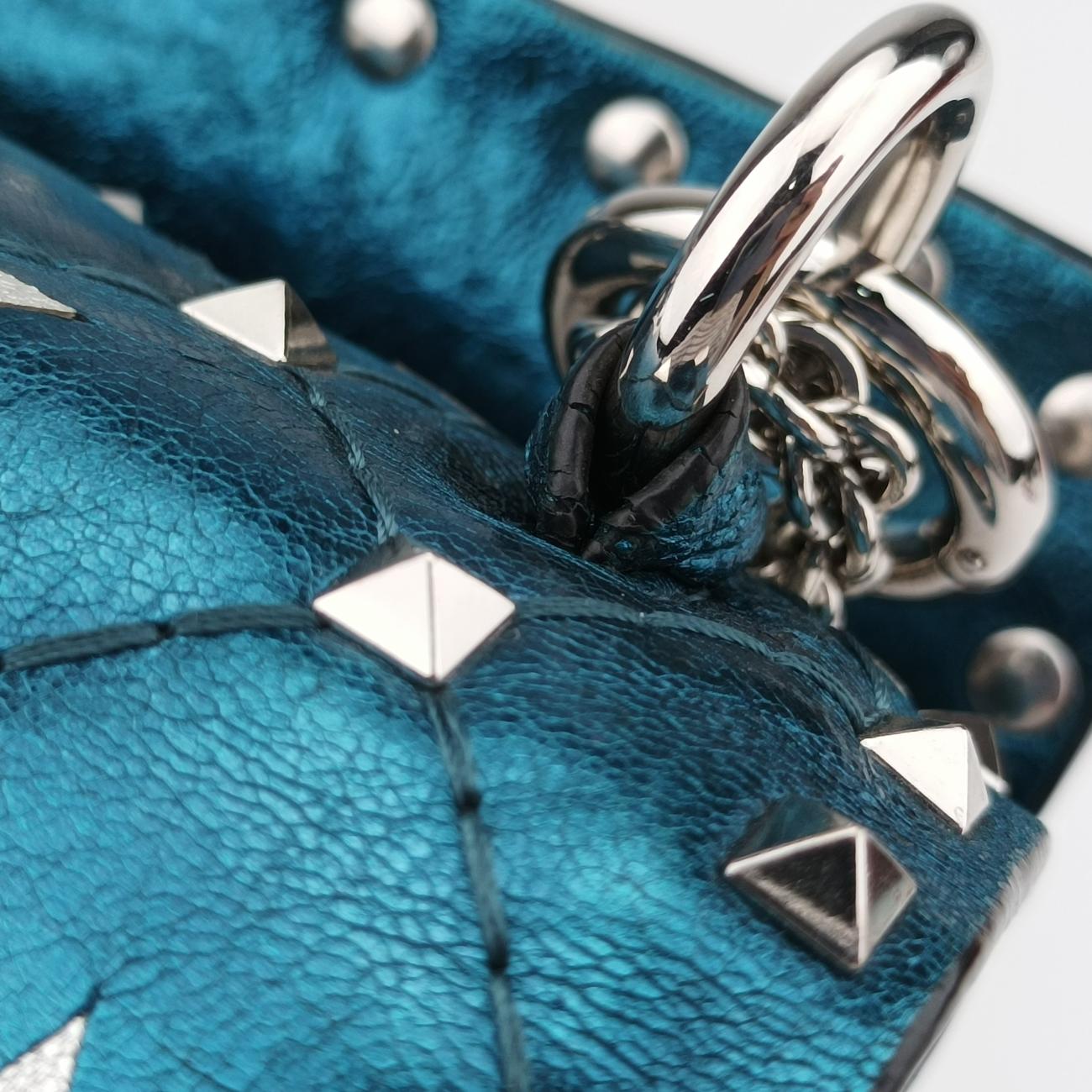Rockstud SPIKE UPBlueLeatherBL-P122VPX0ロックスタッズスパイクブルーレザーBL-P122VPX0