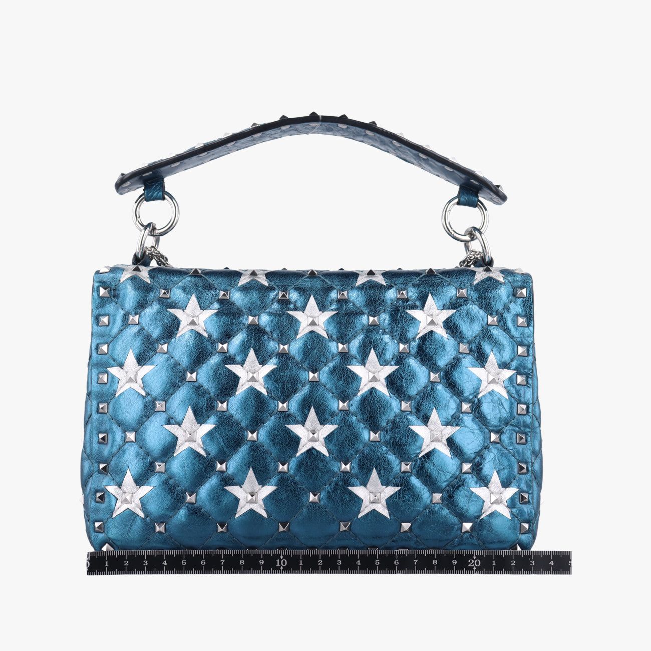 Rockstud SPIKE UPBlueLeatherBL-P122VPX0ロックスタッズスパイクブルーレザーBL-P122VPX0
