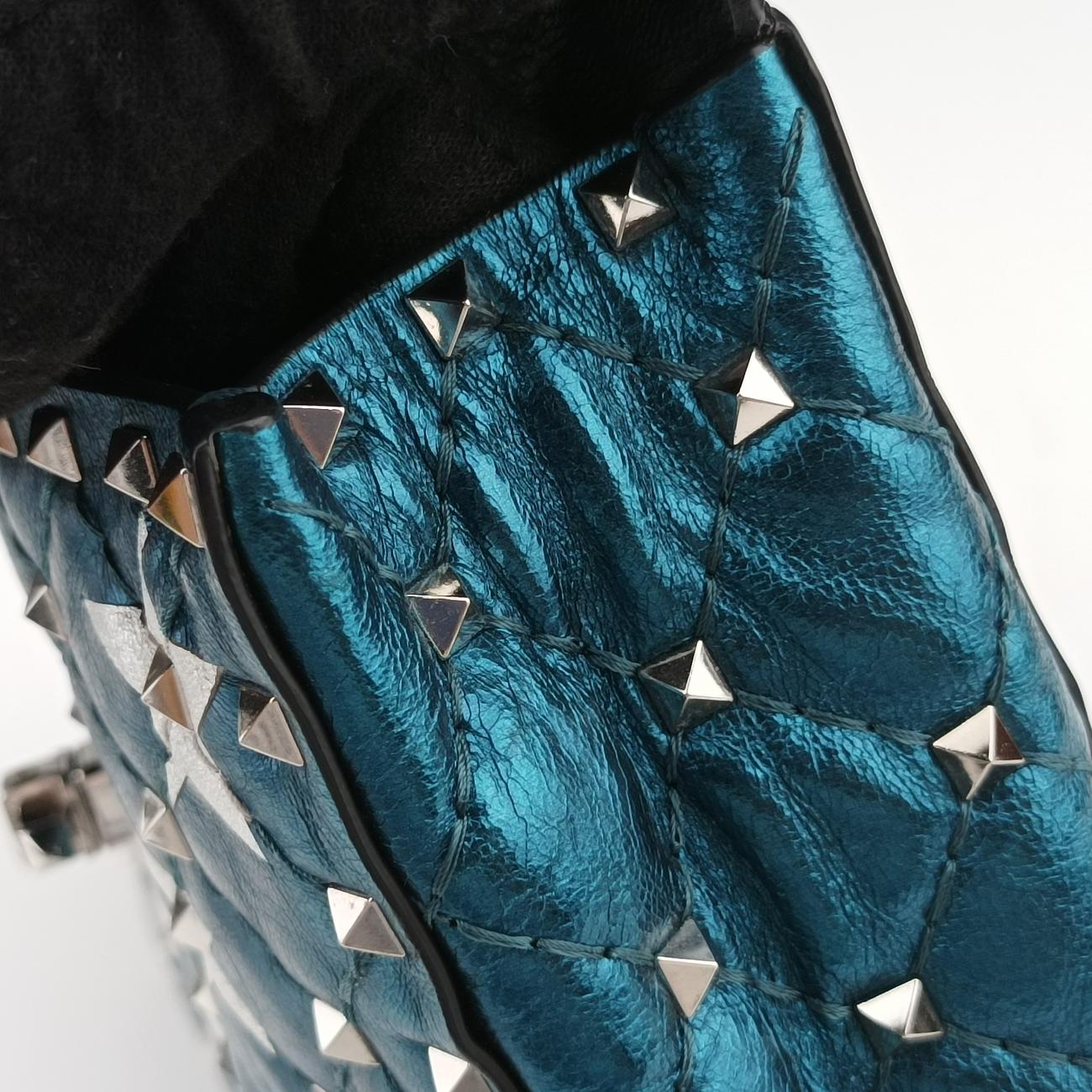Rockstud SPIKE UPBlueLeatherBL-P122VPX0ロックスタッズスパイクブルーレザーBL-P122VPX0