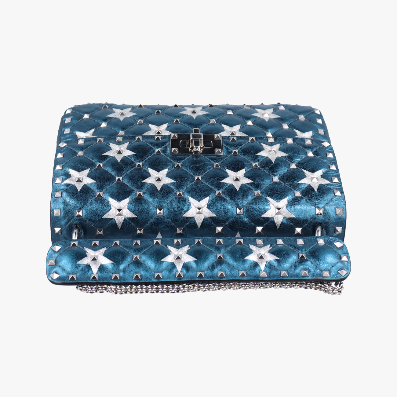 Rockstud SPIKE UPBlueLeatherBL-P122VPX0ロックスタッズスパイクブルーレザーBL-P122VPX0