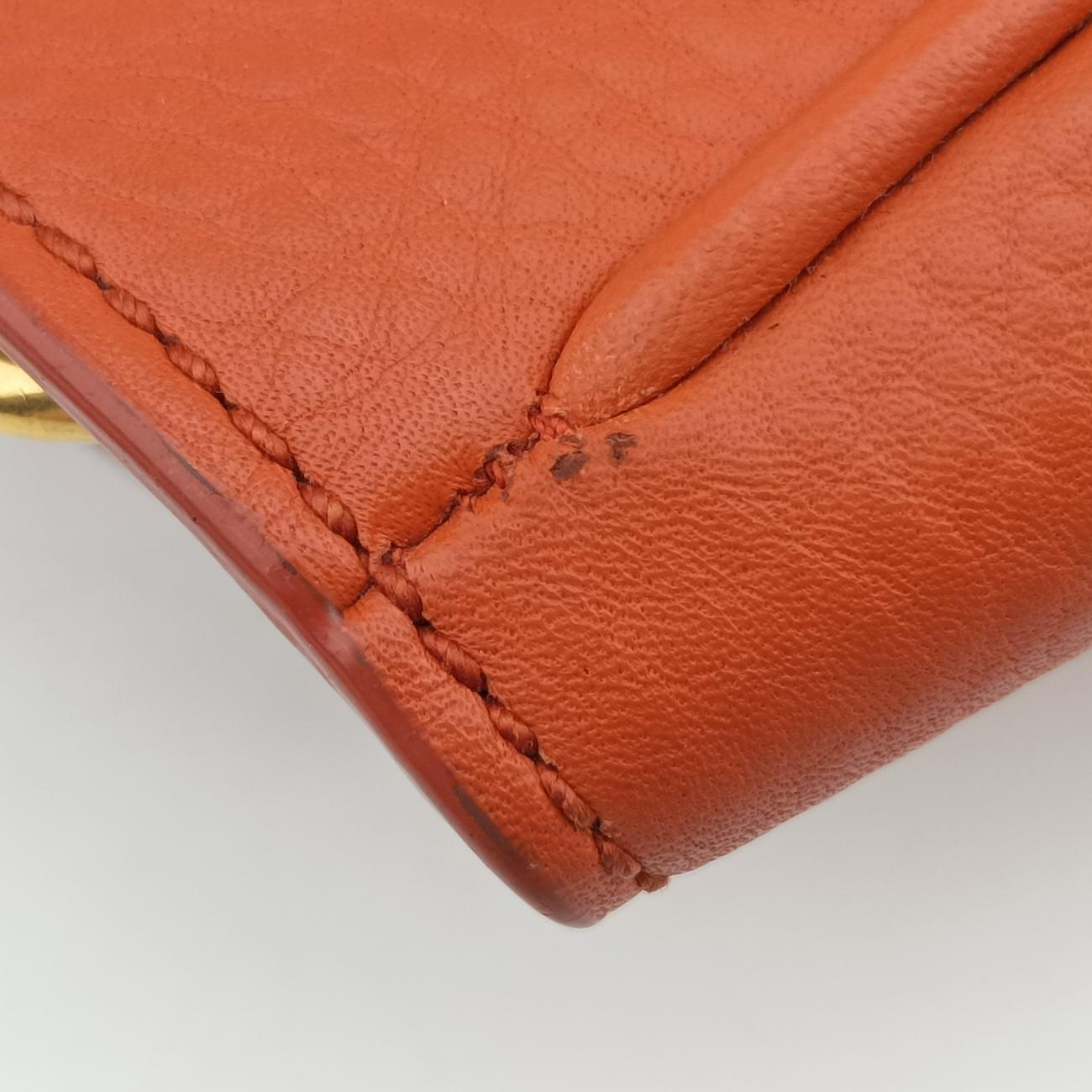 Vitello Daino Top HandleOrangeLeatherBN2420208ヴィッテロ ダイノ トップハンドルオレンジレザーBN2420208
