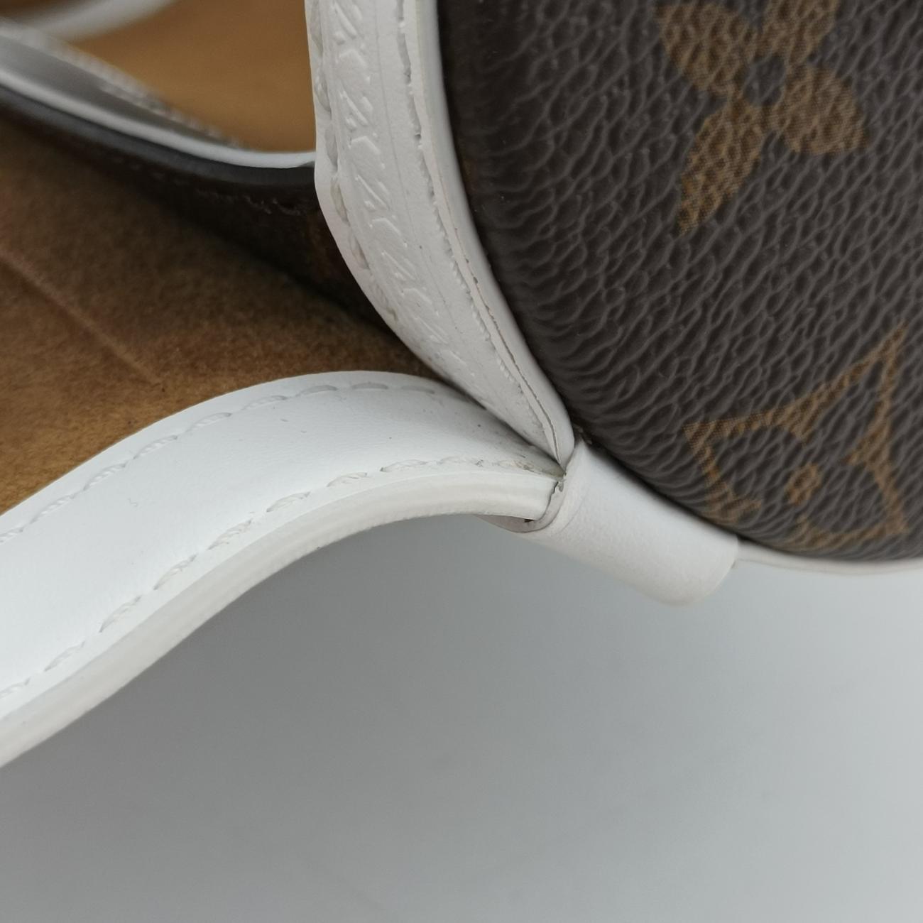Papillon TrunkBrown×whiteMonogram Canvas×calf leatherM81485ICチップパピヨン トランクモノグラム/ブラウン系×ホワイトモノグラムキャンバス×カーフレザーM81485ICチップ