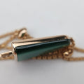 Gelati Malachite DiamondGreen×goldenAU750354744N6P9LLマラカイト ジェラーティ ダイヤモンドグリーン×ゴールドAU750354744N6P9LL